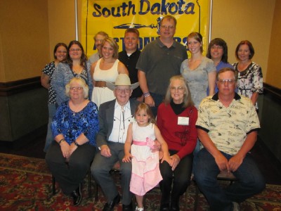 Shown second from left 2013 SDAA Hall of Famer Rich Krogstad Spearfish and 
